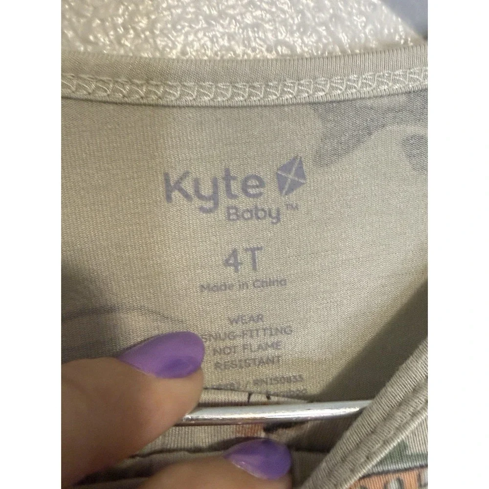 Kyte Baby 4T Bamboo Fishing Pajama Set Fish Outdoors Long Sleeve